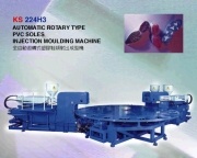 AUTOMATIC ROTARY TYPE 2/3/4-COLOR PVC SOLES INJECTION MOULDING MACHINE