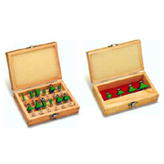 Router bit sets