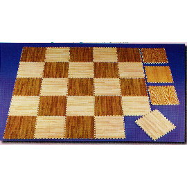 WOOD PATTERN INTERLOCKING MAT (BOIS DE MOTIF DE VERROUILLAGE MAT)