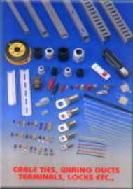CABLE TIES, WIRING DUCTS, TERMINALS, LOCKS (CABLE TIES, Goulottes de câblage, de terminal, SERRURES)