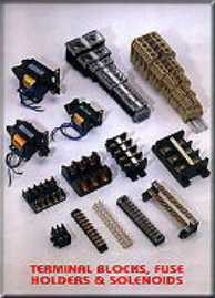 TERMINAL BLOCKS, FUSE HOLDERS & SOLENOIDS (Клеммы, Держатели предохранителей & соленоидов)