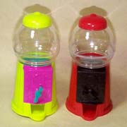 Mini Plastic Gumball Machine (Mini Gumball Plastic Machine)