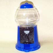 Plastic Gumball Machine can also be used as Coin Bank (Plastic Gumball machine peut également être utilisé comme monnaie de la Banqu)