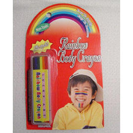 Rainbow Body Crayon, Safe Body Crayon (Rainbow Body Crayon, Safe Body Crayon)