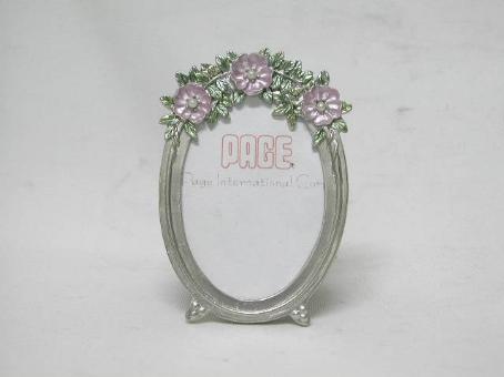 Pewter Hand Painted Photo Frame (Étain peint à la main Photo Frame)