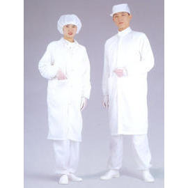 clean room wear,overall,suit (chambre portent propre, dans l`ensemble, costume)