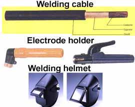 Electric welding accessories (Accessoires de soudage électrique)