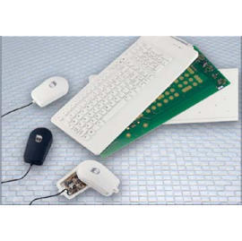 Silicone rubber conductive keyboards and mice (Le caoutchouc de silicone conductrice claviers et les souris)