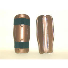 Dipped foam two layers shin guard in metallic copper color (Фары пена двух слоев Shin Guard стального цвета меди)