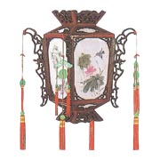 WOOD HANGING LANTERN COVER (BOIS lanterne COVER)