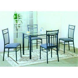 Metal dining table&chair (Metal table et chaise)