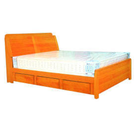 Wooden bed (Wooden bed)