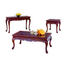 Wooden coffee table (Деревянный журнальный столик)