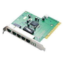 PCI-Bus-Powered 5-Port 10/100 Fast Ethernet Switch N-Way (PCI-Bus-Powered 5-Port 10/100 Fast Ethernet Switch N-Way)