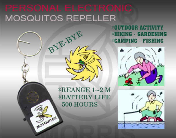 PERSONAL ELECTRONIC MOSQUITOS REPELLER (ELECTRONIQUE PERSONNEL MOSQUITOS REPOUSSE)