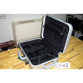 QUALITY ABS MOLDED COMPUTER CASE WITH TROLLEY.