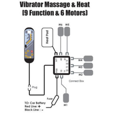 Vibrator massage Parts, Pedicure SPA massger, Massage Chair, Cushion, Health & B