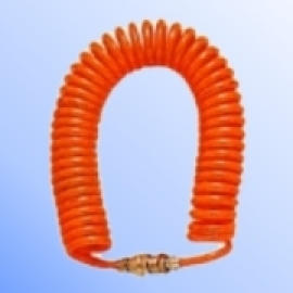 PU RECOIL AIR HOSE WITH QUICK COUPLER