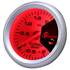 LED 7 Color Changealbe Boost Gauge