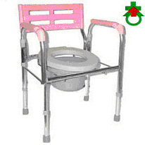 CHROM STEEL PLATED COMMODE COMMODE CHAIR (STEEL CHROM PLATED комод комод КАФЕДРА)