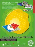 Glossy Business Card CDR Label (Глянцевый Визитная карточка CDR Label)