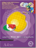 Glossy 8-cm CDR Label (Brillant de 8 cm CDR Label)