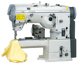Cylinder bed collaretting shell pleating zig zag industrial sewing machine & dev