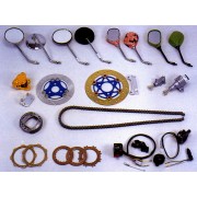 chain, switch, disc, gasket, lock, caliper, mirror