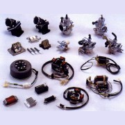 base assembly, carburetor, fuel cock assy starter (base de montage, carburateur, robinet d`essence starter assy)