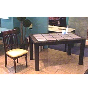 MARBLE DINING TABLE WITH CHAIR (MARBLE DINING TABLE WITH CHAIR)