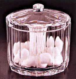 Fluted Swab/Cotton Ball Holder (Fluted Swab/Cotton Ball Holder)