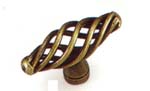 TWISTED WROUGHT IRON KNOB (БОРЬБА КОВАНОГО IRON Ручка)