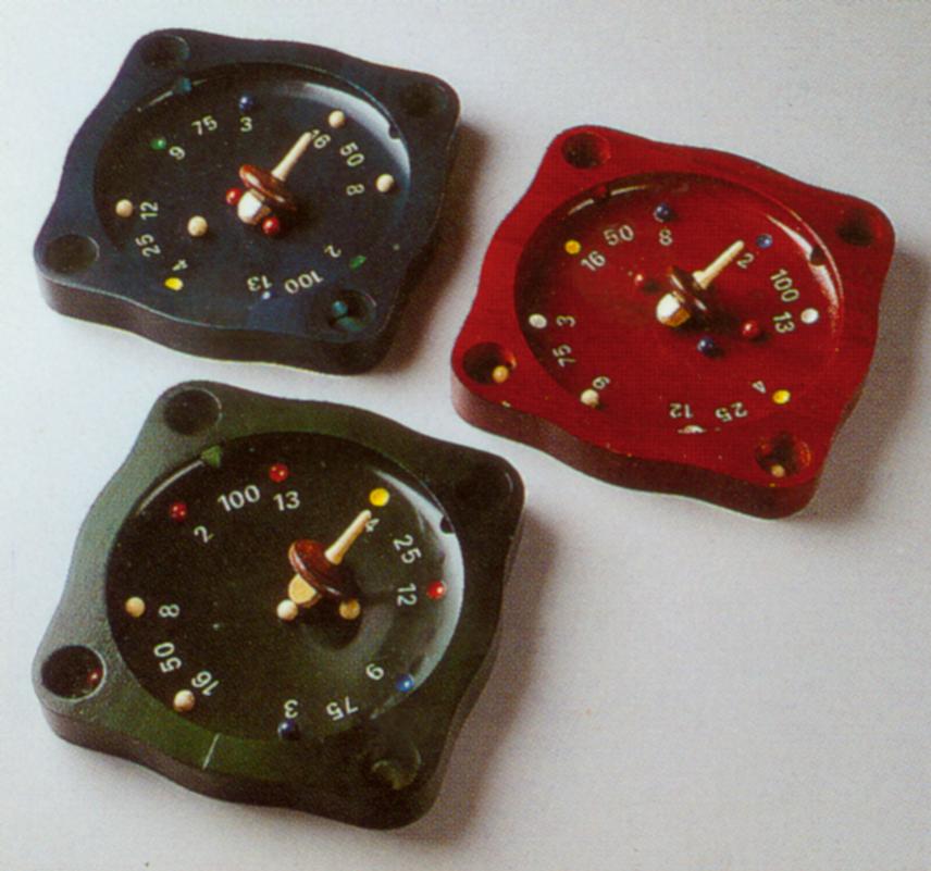 wooden tyrolean roulette set