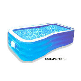 8 SHAPE SWIMMING POOL W/BUILT IN PUMP (8 SHAPE SWIMMING POOL W/BUILT IN PUMP)