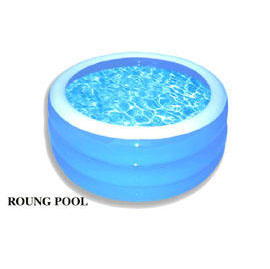 Inflatable swimming pool w/built-in pump (Надувная W плавательным бассейном встроенным насосом)