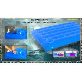 Inflatable air bed with built in SPS pump (Inflatable air bed with built in SPS pump)
