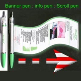 Banner Pen,Flag Pen,Info Pen,Scroll Pen,Promotional Advertising Ball Point Pen (Bannière Pen, stylo, Info Pen, Scroll Pen, Promotional Advertising Stylo à bil)