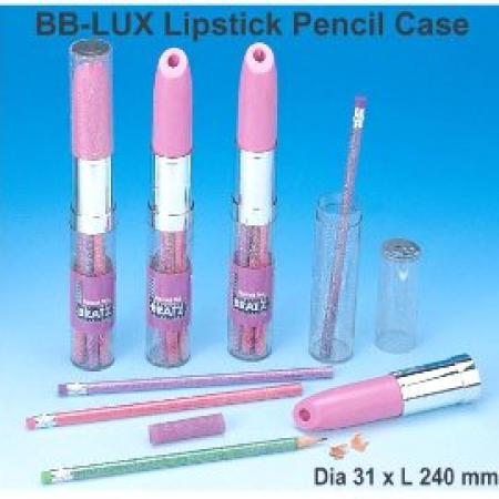 Lipstick Federmäppchen Set, Schreibset, Werbe-Artikel, Bleistift Eras (Lipstick Federmäppchen Set, Schreibset, Werbe-Artikel, Bleistift Eras)