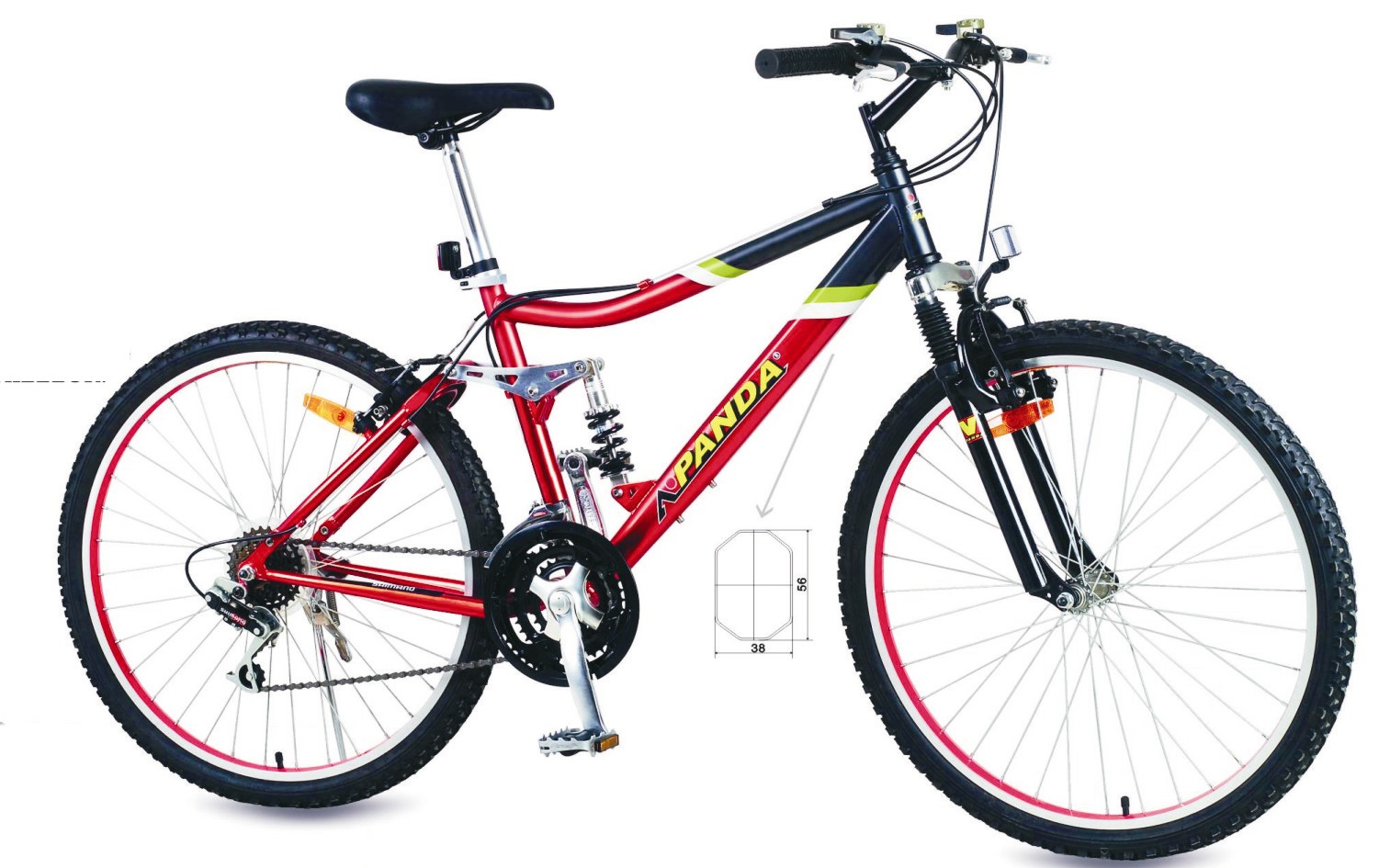 26`` 18-SPEED DUAL SUSPENSION MTB (26``18-Gang-Doppelkupplungsgetriebe MTB SUSPENSION)