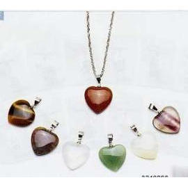 heart pendant necklace (Pendentif coeur)