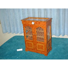 THREE TRAYS DISPLAY CIGAR CABINET HUMIDOR