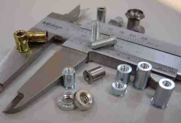Clinching fastenses and precision parts