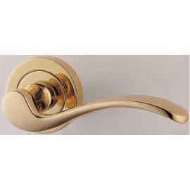 CLASSIC FORGED BRASS LEVER HANDLES (CLASSIC Pressmessing Auslösegriffe)