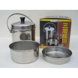 soup pail , stainless , kitchenware, cookware (soup pail , stainless , kitchenware, cookware)