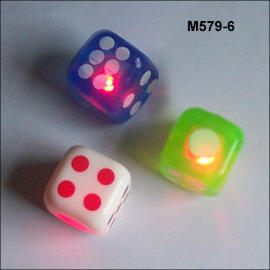 FLASHING BOUNCING DICE