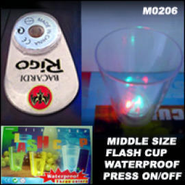 MIDDLE FLASH CUP WATERPROOF PRESS ON/OFF (MOYEN-FLASH COUPE WATERPROOF appuyez sur ON / OFF)