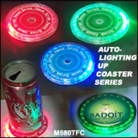 AUTO-LIGHTING UP COASTER SERIES (AUTO-LIGHTING UP SERIES COASTER)