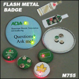 FLASH METAL BADGE