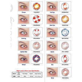 Color Lens,Cosmetic Lens,Coloured Lens,Crazy Lens,Disco Len,Magic Len,Funny Lens (Color Lens-, Kosmetik-Lens, farbige Linsen, Crazy Lens, Disco Len, Magic Len, Fu)