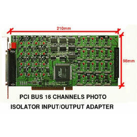 PCI BUS 16 CHANNELS PHOTO ISOLATOR INPUT/OUTPUT ADAPTER (PCI BUS 16 каналов ФОТО ISOLATOR INPUT / OUTPUT ADAPTER)